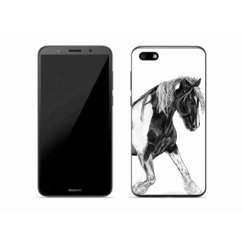 Gelový kryt mmCase na mobil Huawei Y5 (2018) - kůň