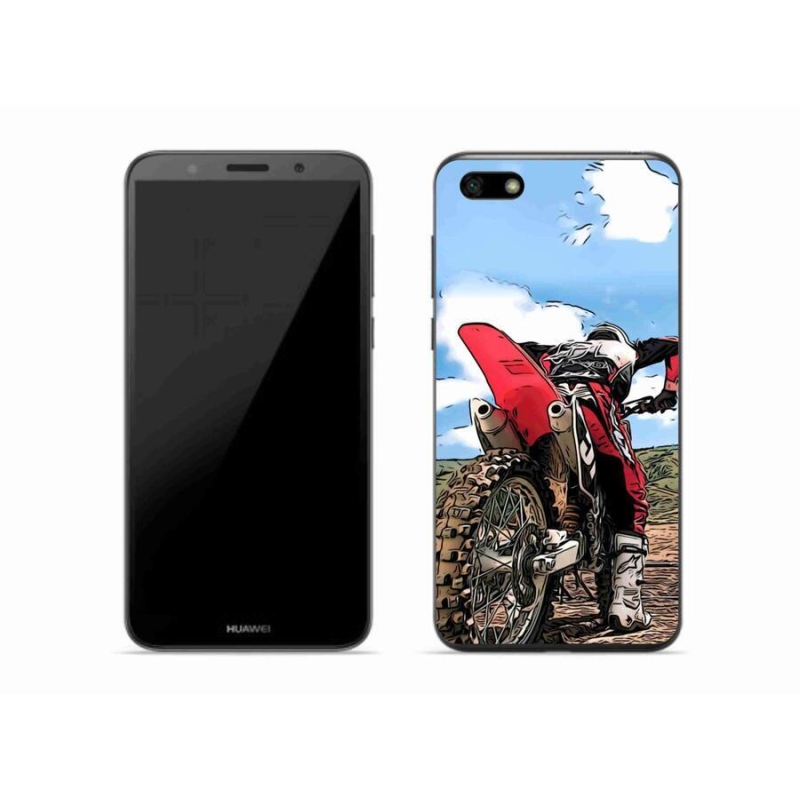 Gelový kryt mmCase na mobil Huawei Y5 (2018) - moto