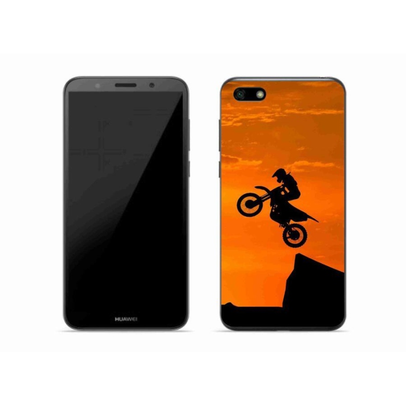 Gelový kryt mmCase na mobil Huawei Y5 (2018) - motocross
