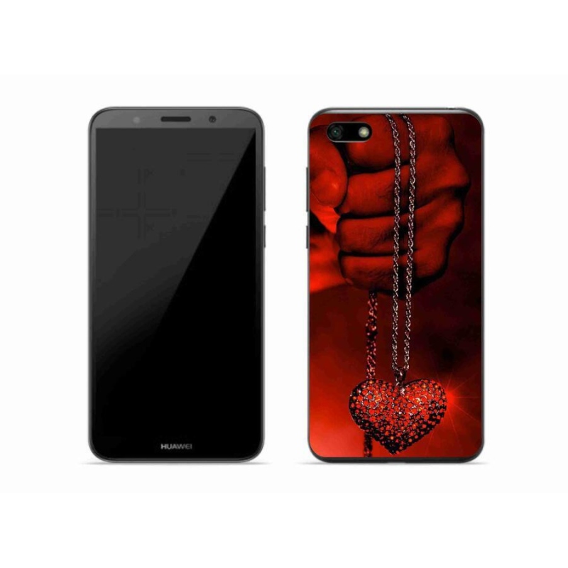 Gelový kryt mmCase na mobil Huawei Y5 (2018) - náhrdelník