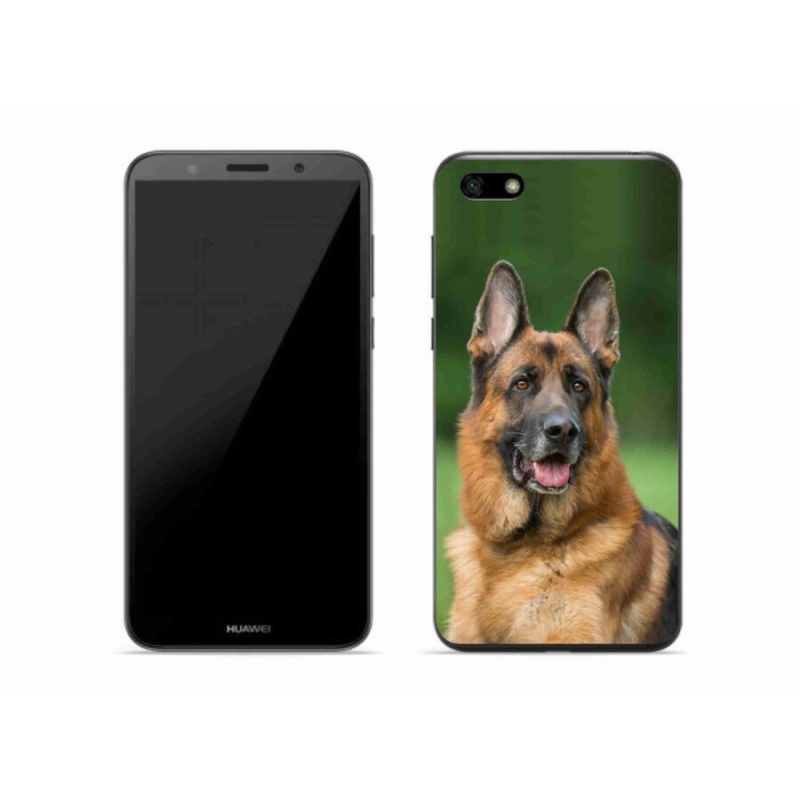 Gelový kryt mmCase na mobil Huawei Y5 (2018) - německý ovčák
