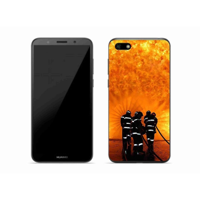 Gelový kryt mmCase na mobil Huawei Y5 (2018) - požár