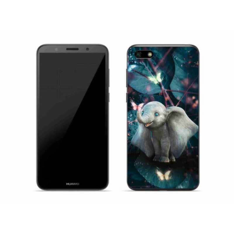 Gelový kryt mmCase na mobil Huawei Y5 (2018) - roztomilý slon