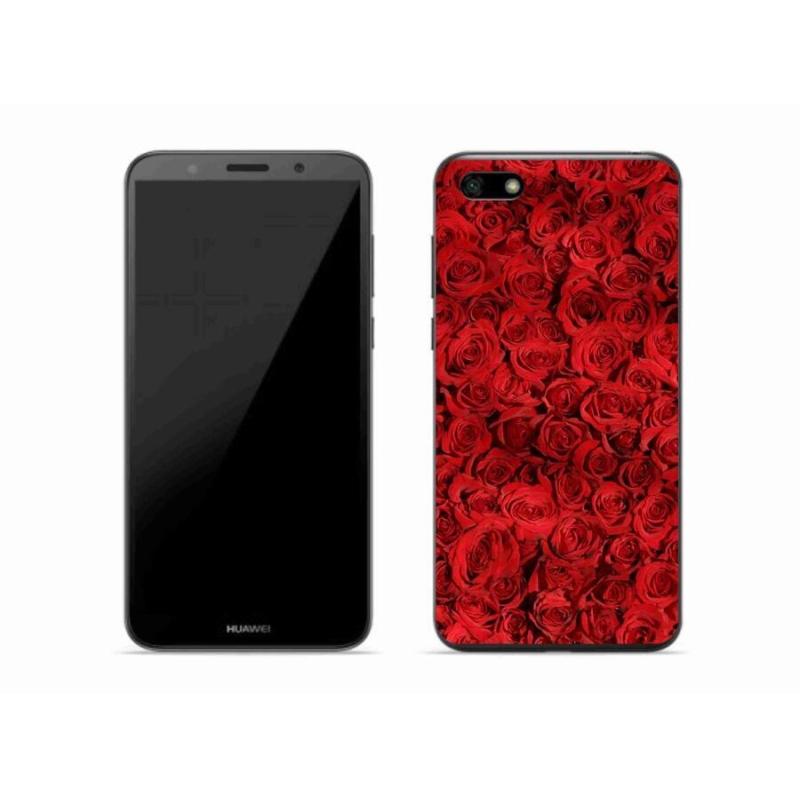Gelový kryt mmCase na mobil Huawei Y5 (2018) - růže