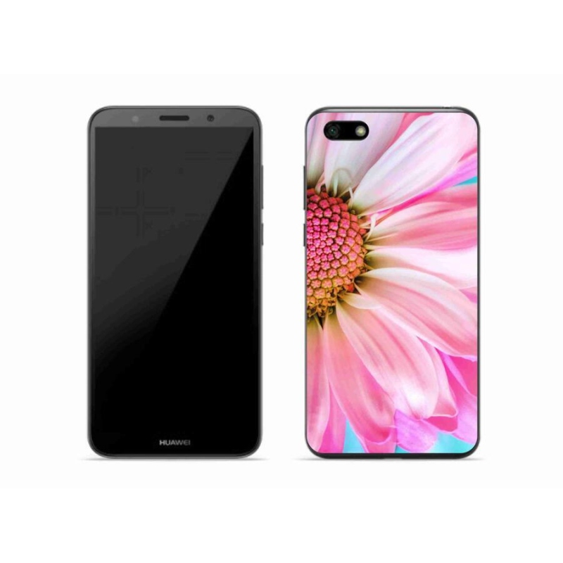 Gelový kryt mmCase na mobil Huawei Y5 (2018) - růžová květina - Mpouzdra.cz