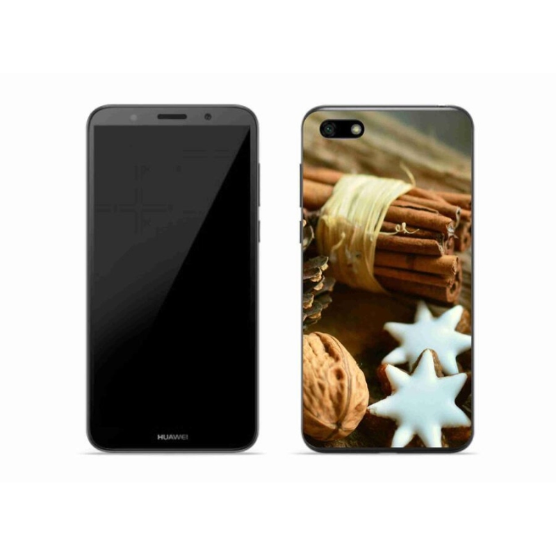 Gelový kryt mmCase na mobil Huawei Y5 (2018) - skořice a perníčky