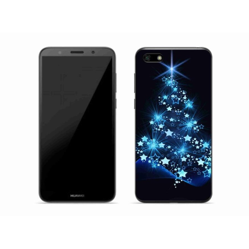 Gelový kryt mmCase na mobil Huawei Y5 (2018) - vánoční stromek