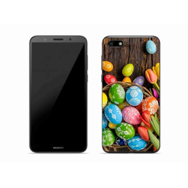 Gelový kryt mmCase na mobil Huawei Y5 (2018) - velikonoční vajíčka