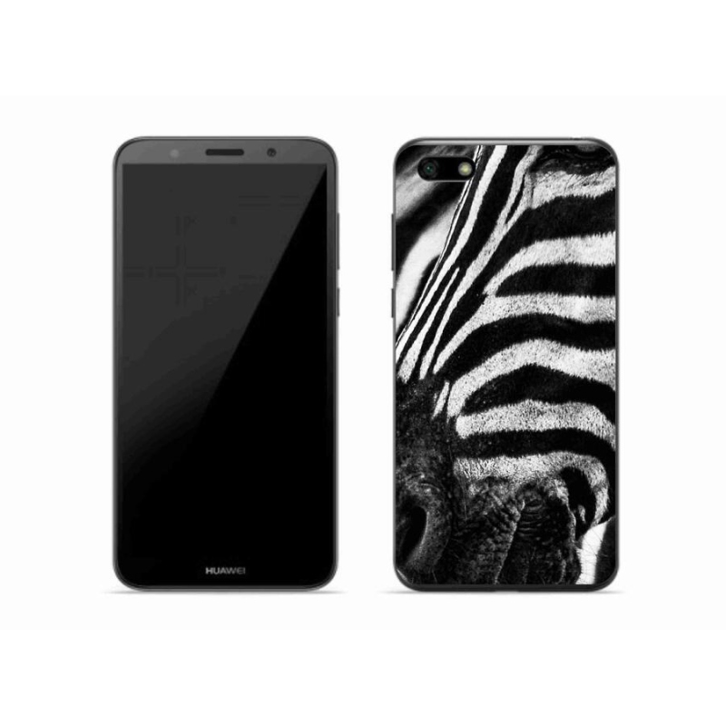 Gelový kryt mmCase na mobil Huawei Y5 (2018) - zebra