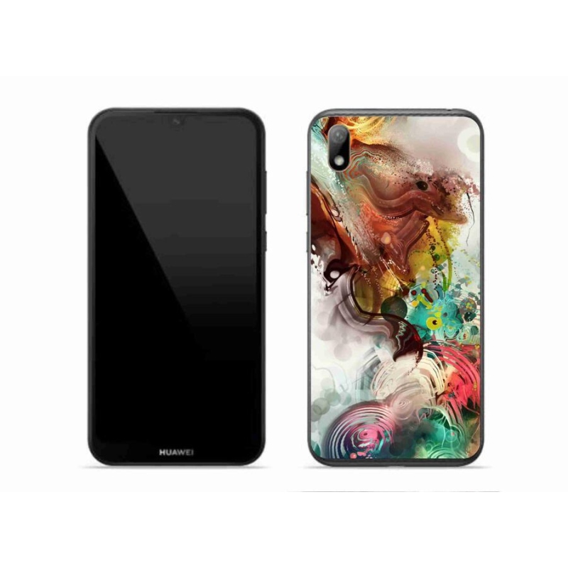 Gelový kryt mmCase na mobil Huawei Y5 (2019) - abstrakt 1