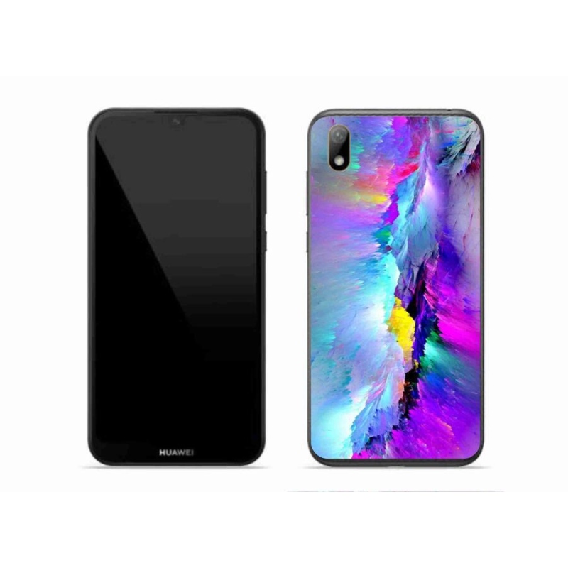 Gelový kryt mmCase na mobil Huawei Y5 (2019) - abstrakt