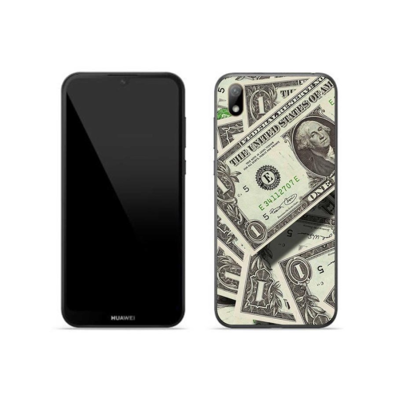 Gelový kryt mmCase na mobil Huawei Y5 (2019) - americký dolar