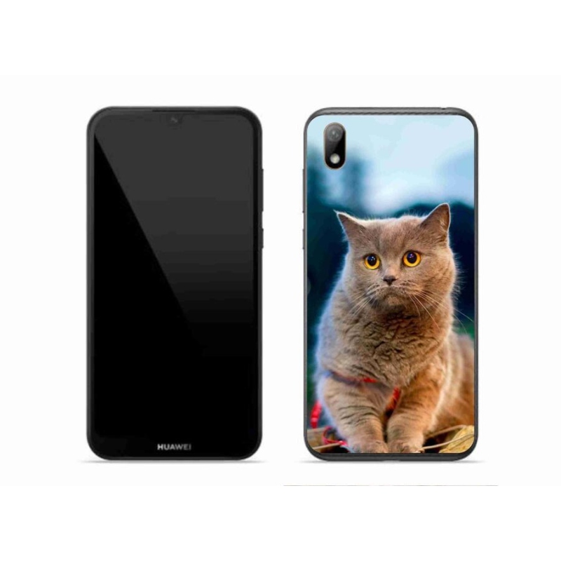 Gelový kryt mmCase na mobil Huawei Y5 (2019) - britská modrá 2