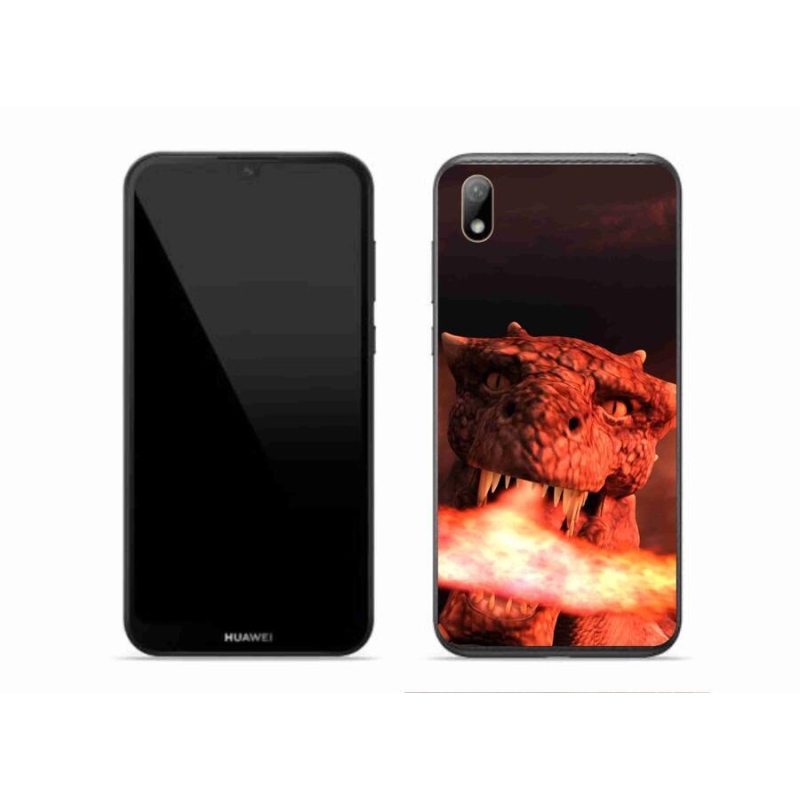Gelový kryt mmCase na mobil Huawei Y5 (2019) - drak