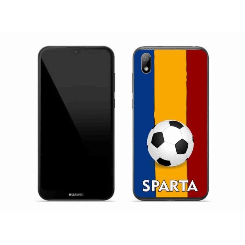 Gelový kryt mmCase na mobil Huawei Y5 (2019) - fotbal 1