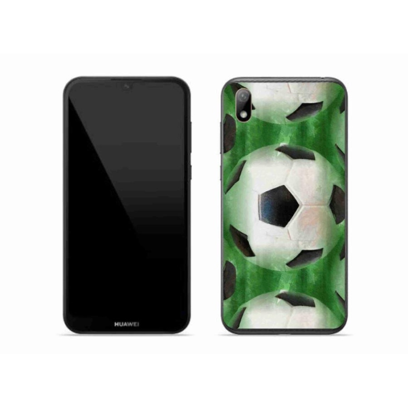 Gelový kryt mmCase na mobil Huawei Y5 (2019) - fotbalový míč