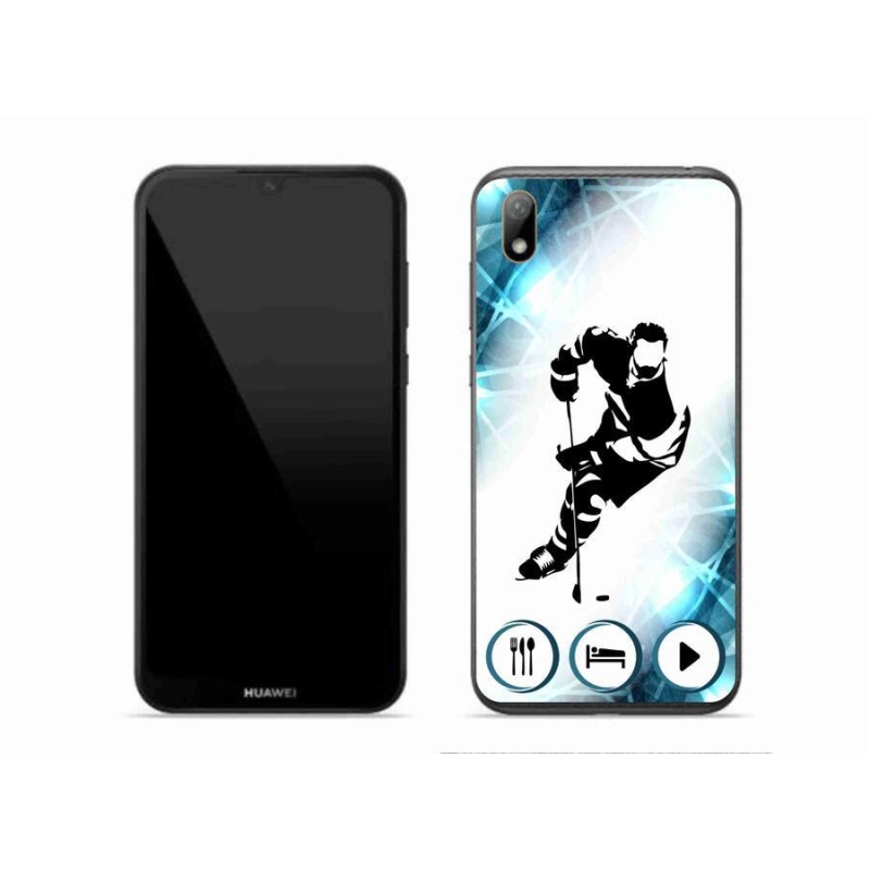 Gelový kryt mmCase na mobil Huawei Y5 (2019) - hokej 1