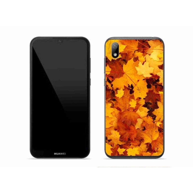 Gelový kryt mmCase na mobil Huawei Y5 (2019) - javorové listy