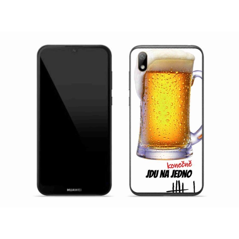 Gelový kryt mmCase na mobil Huawei Y5 (2019) - jdu na jedno