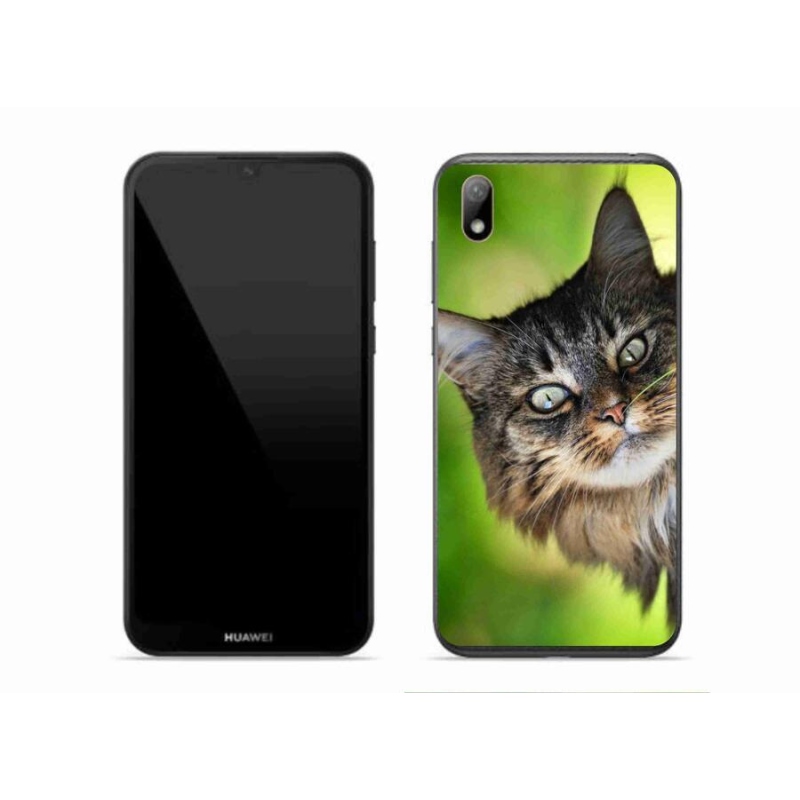 Gelový kryt mmCase na mobil Huawei Y5 (2019) - kočka 3