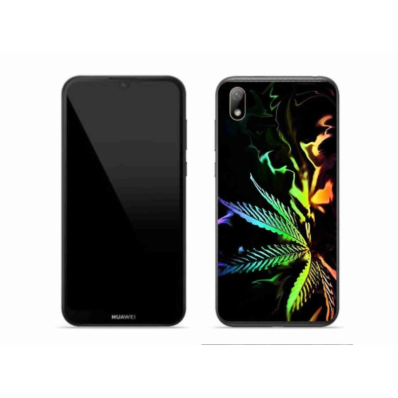 Gelový kryt mmCase na mobil Huawei Y5 (2019) - konopí 2