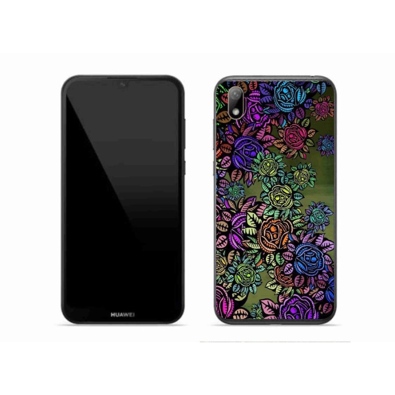 Gelový kryt mmCase na mobil Huawei Y5 (2019) - květiny 6