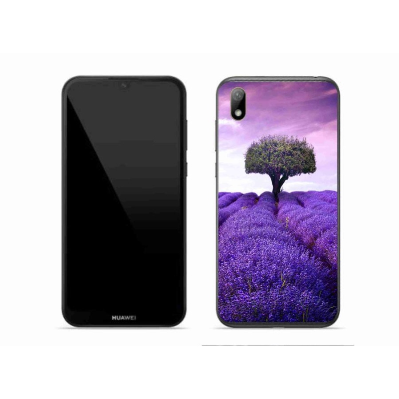 Gelový kryt mmCase na mobil Huawei Y5 (2019) - levandulová louka