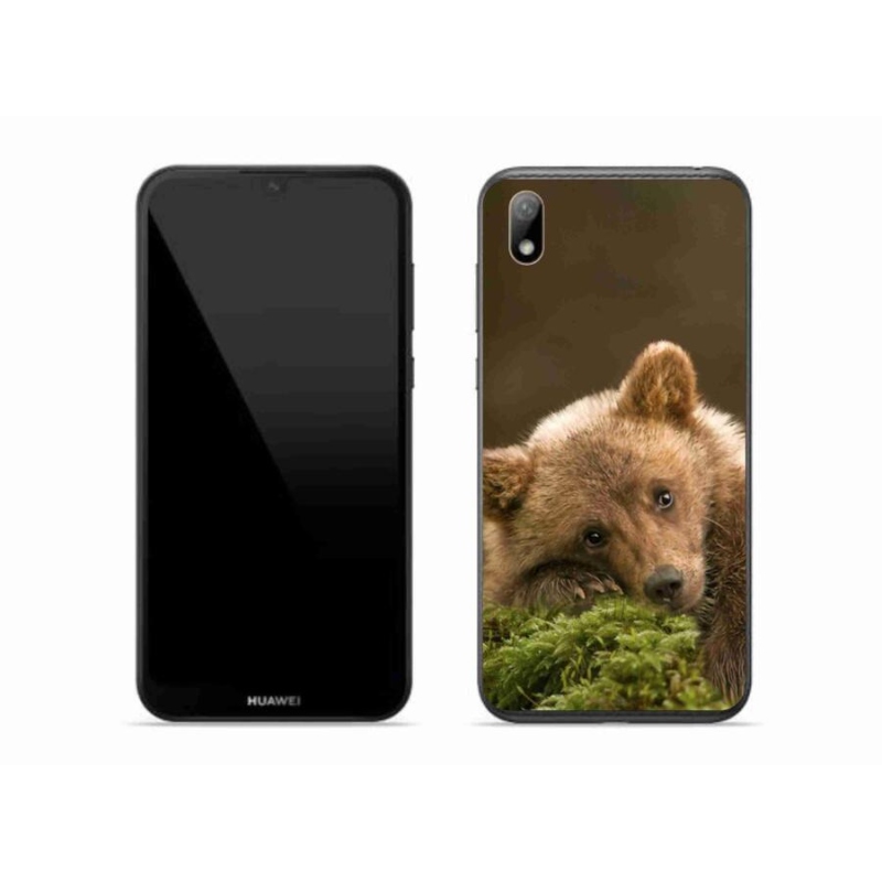 Gelový kryt mmCase na mobil Huawei Y5 (2019) - medvěd
