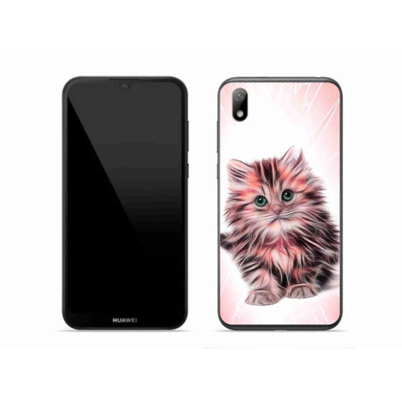 Gelový kryt mmCase na mobil Huawei Y5 (2019) - roztomilé kotě