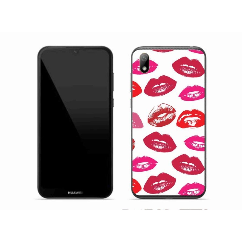 Gelový kryt mmCase na mobil Huawei Y5 (2019) - rty