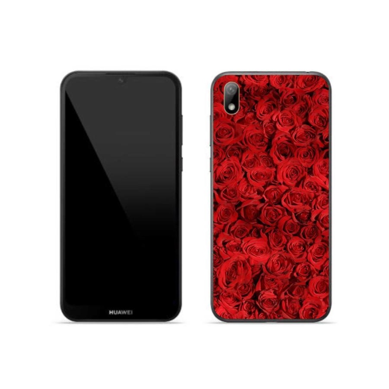 Gelový kryt mmCase na mobil Huawei Y5 (2019) - růže