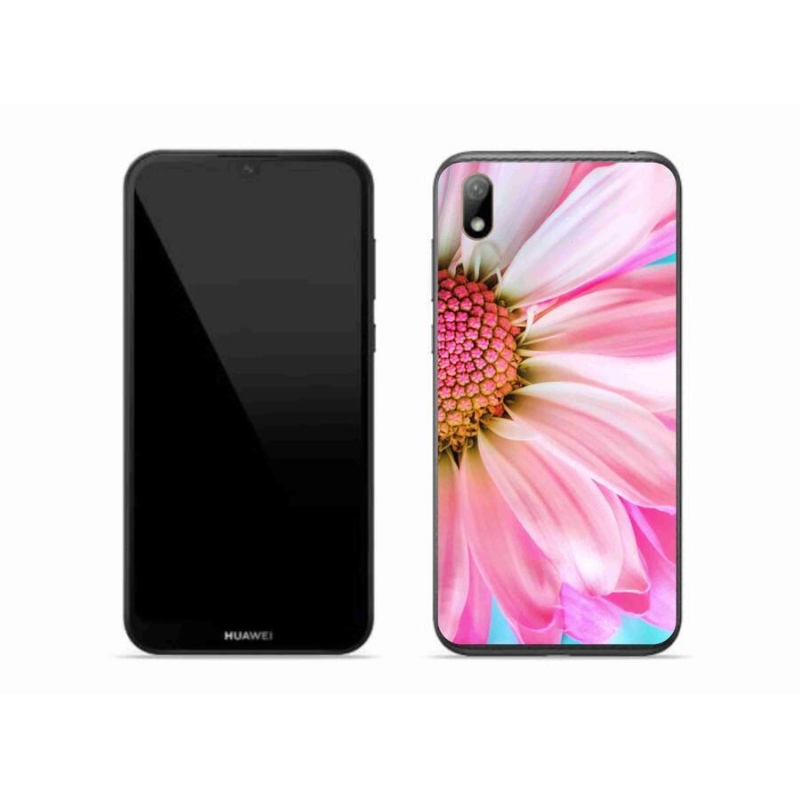 Gelový kryt mmCase na mobil Huawei Y5 (2019) - růžová květina