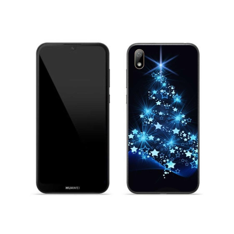 Gelový kryt mmCase na mobil Huawei Y5 (2019) - vánoční stromek