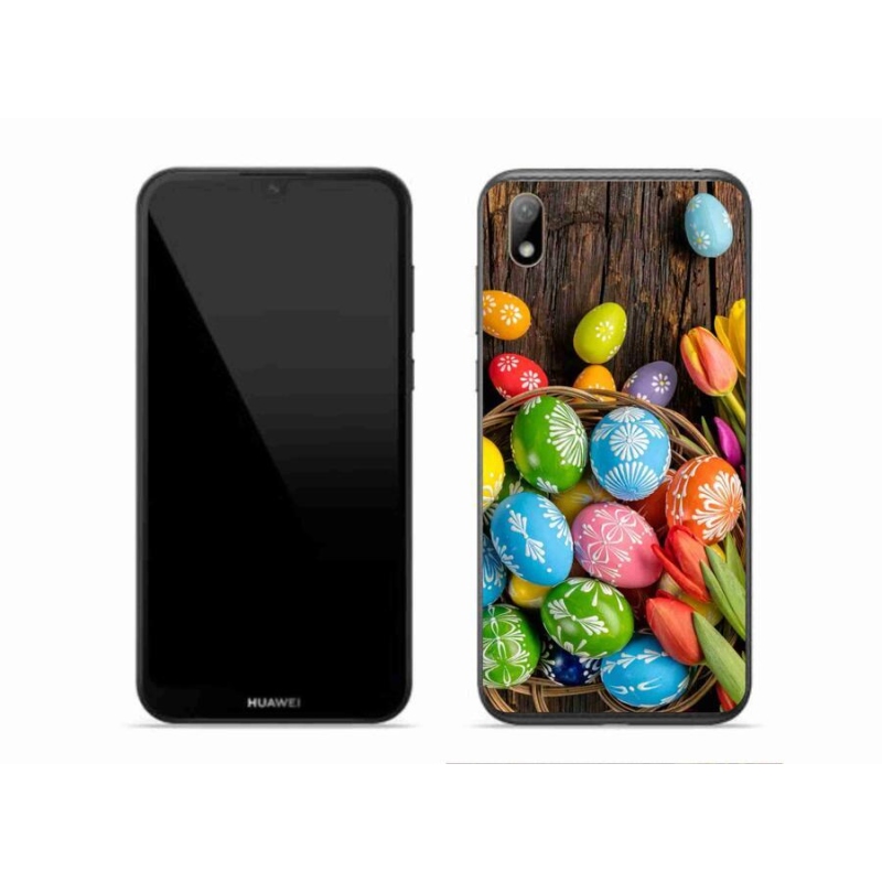 Gelový kryt mmCase na mobil Huawei Y5 (2019) - velikonoční vajíčka