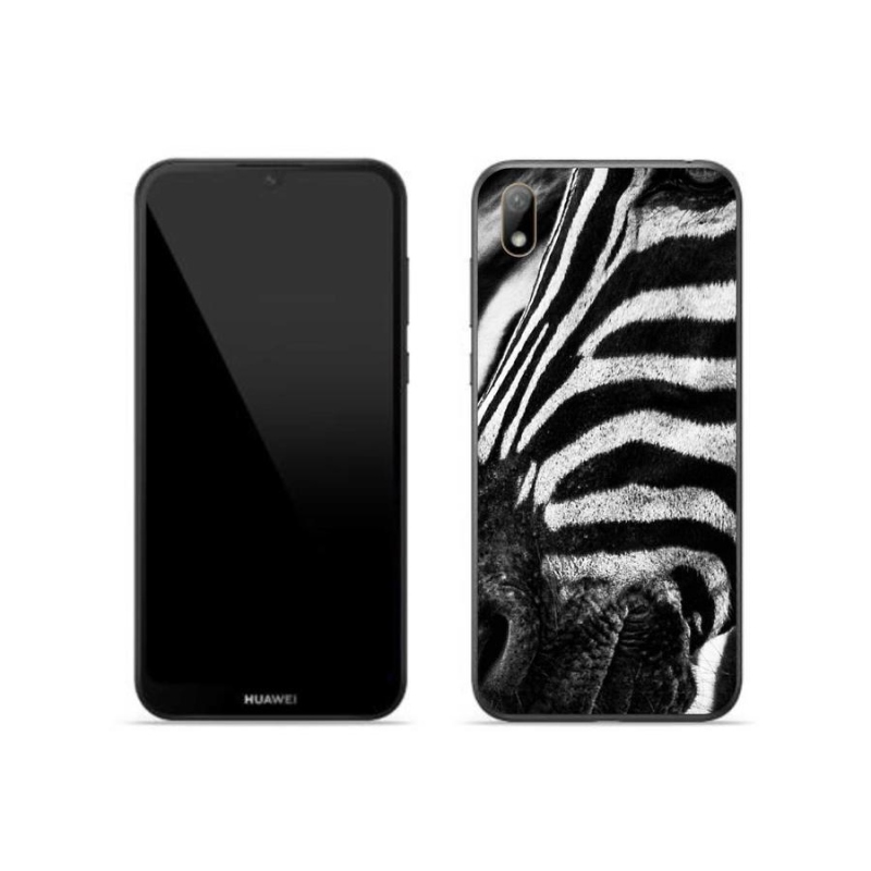 Gelový kryt mmCase na mobil Huawei Y5 (2019) - zebra