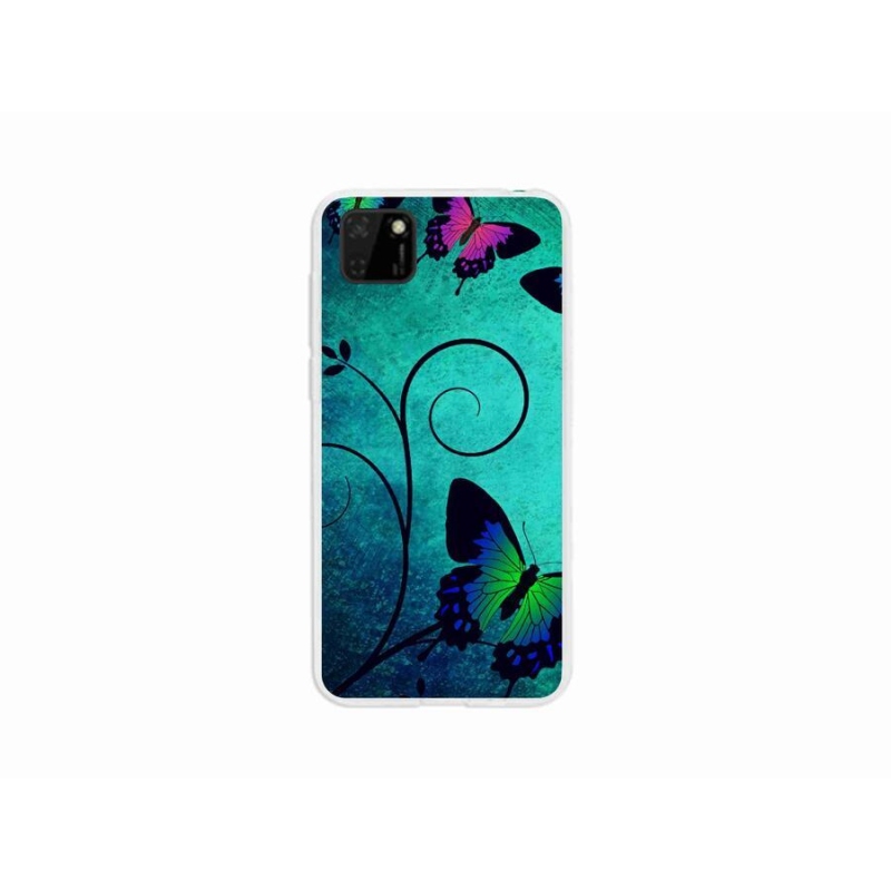 Gelový kryt mmCase na mobil Huawei Y5p - barevní motýli