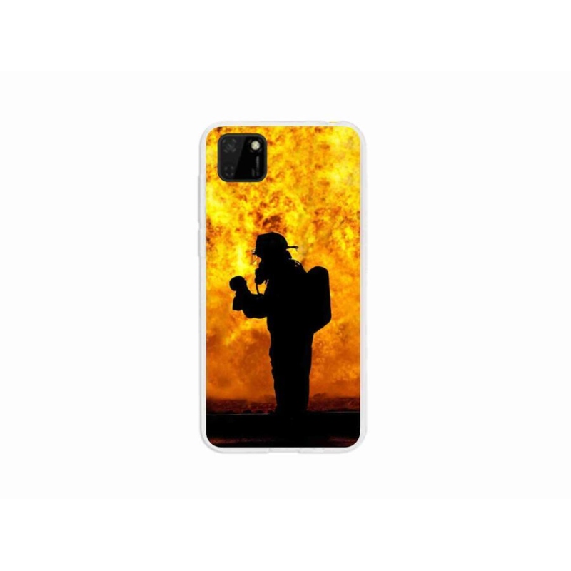 Gelový kryt mmCase na mobil Huawei Y5p - hasič
