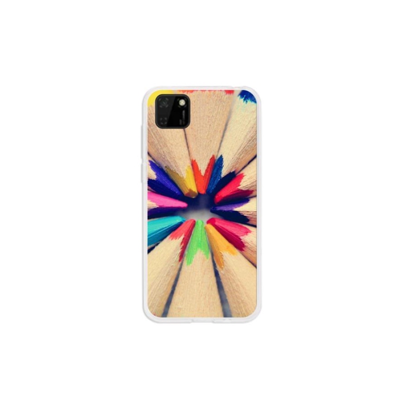 Gelový kryt mmCase na mobil Huawei Y5p - pastelky