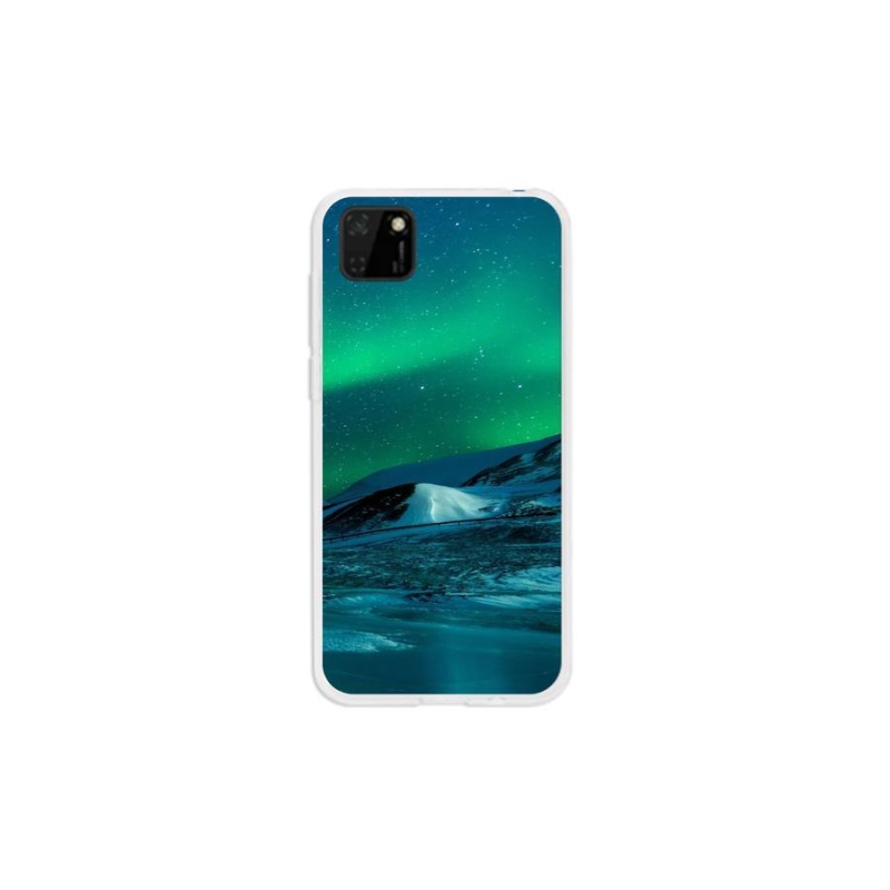 Gelový kryt mmCase na mobil Huawei Y5p - polární záře