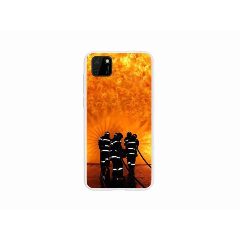 Gelový kryt mmCase na mobil Huawei Y5p - požár