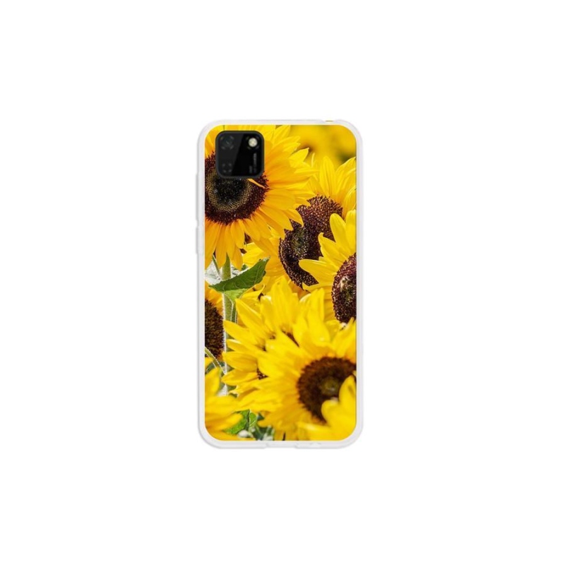 Gelový kryt mmCase na mobil Huawei Y5p - slunečnice