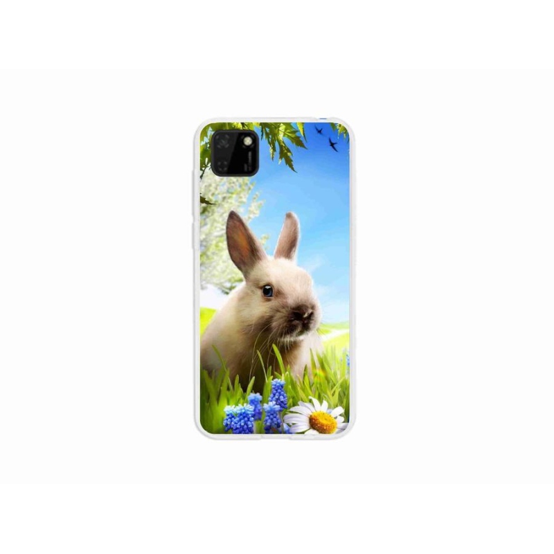 Gelový kryt mmCase na mobil Huawei Y5p - zajíček