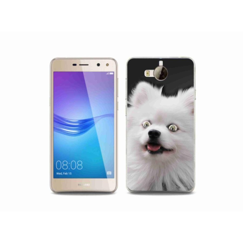 Gelový kryt mmCase na mobil Huawei Y6 (2017) - bílý špic