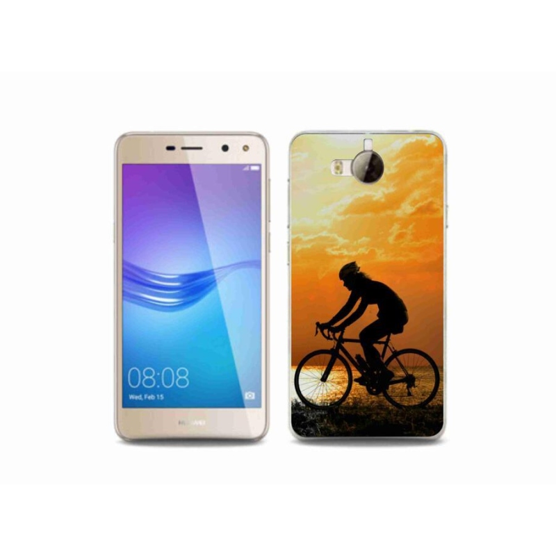 Gelový kryt mmCase na mobil Huawei Y6 (2017) - cyklovýlet