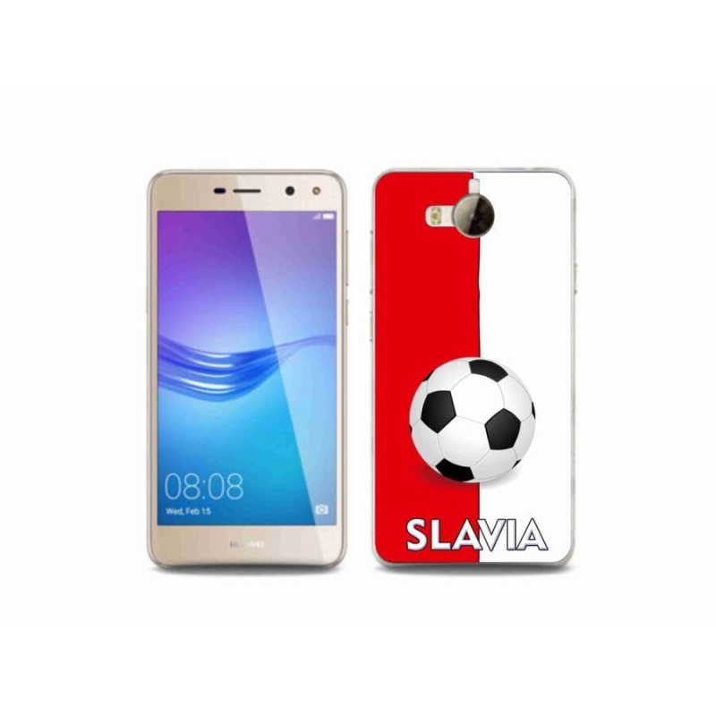 Gelový kryt mmCase na mobil Huawei Y6 (2017) - fotbal 2