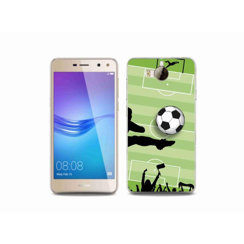 Gelový kryt mmCase na mobil Huawei Y6 (2017) - fotbal 3