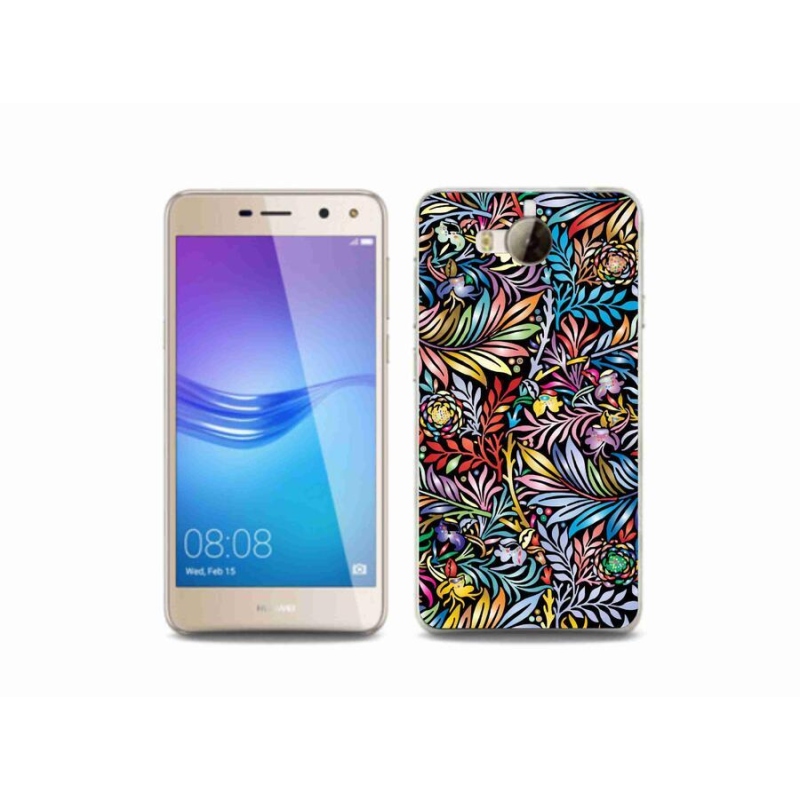 Gelový kryt mmCase na mobil Huawei Y6 (2017) - květiny 5