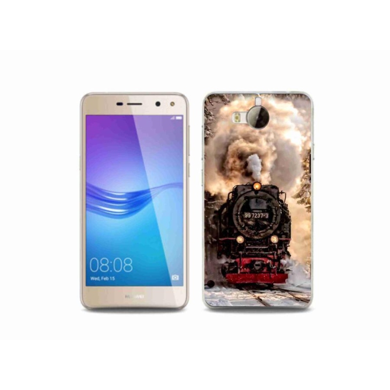 Gelový kryt mmCase na mobil Huawei Y6 (2017) - vlak