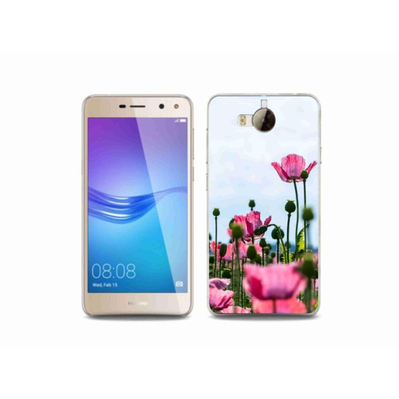 Gelový kryt mmCase na mobil Huawei Y6 (2017) - vlčí mák