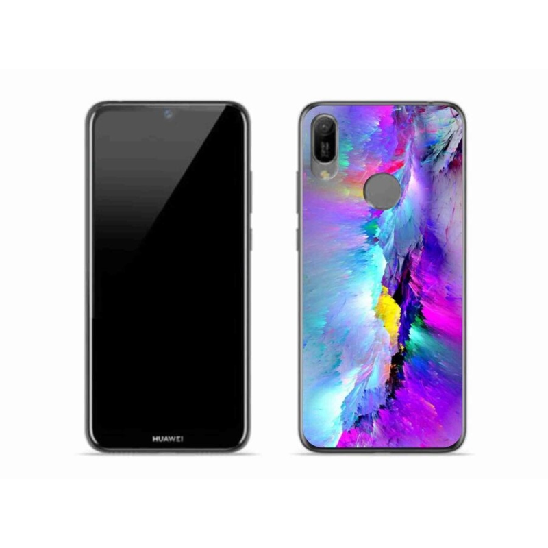 Gelový kryt mmCase na mobil Huawei Y6 (2019) - abstrakt